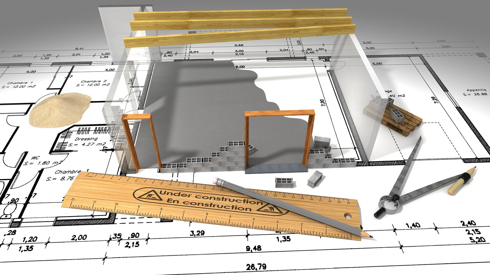 Plan maison architecte 